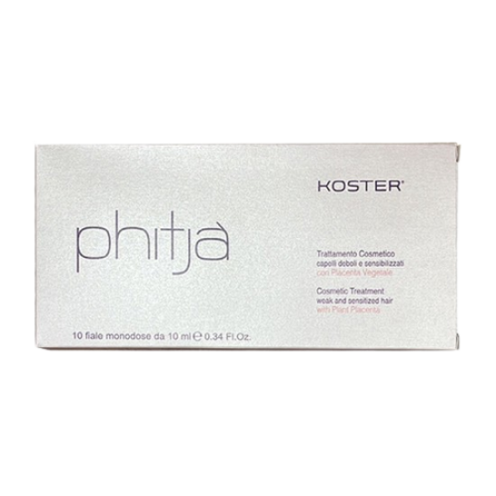 Koster Phitja plaukų ampulės su placenta 10x10 ml – Intensyvus plaukų stiprinimas