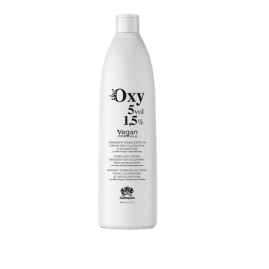 Farmagan The Oxy 5 vol. 1,5% oksidantas plaukų dažams 950 ml - Veganiška formulė