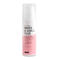 Glossco Waves & Curls Plus ypač stiprios fiksacijos garbanų kremas 150 ml – Ilgalaikis poveikis